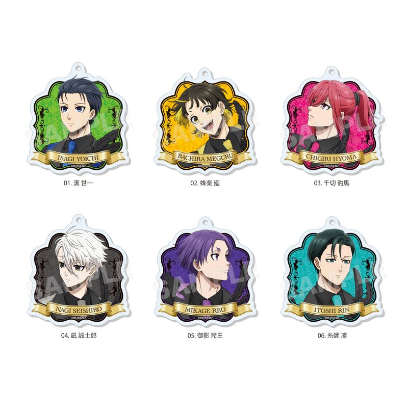 ブルーロック』ブラックスワン 缶バッジ 全6種 B コンプリートBOX