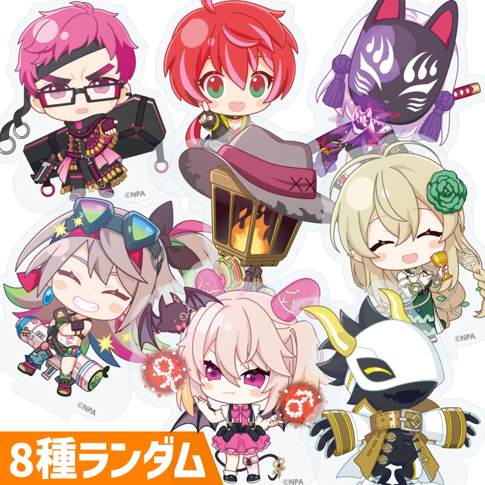 ミニアクリルスタンド（ver.ホーム-A）8種ランダム | old,雑貨