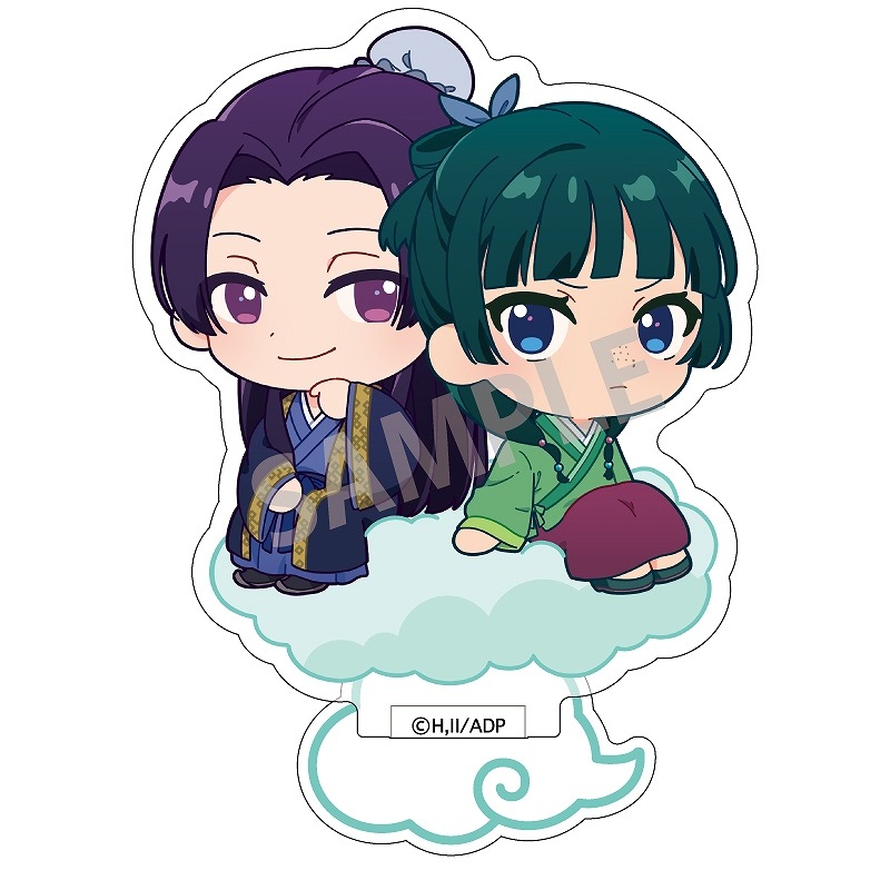 薬屋のひとりごと ミニアクリルスタンド＿猫猫＆壬氏A／きゃらくも