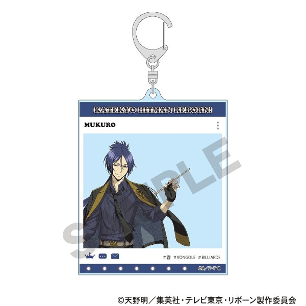 家庭教師ヒットマンREBORN! アート缶バッジ＿リボーン&沢田 綱吉/チェス