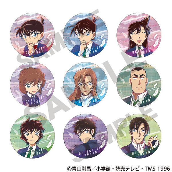 名探偵コナン グリッターアート缶バッジ＿怪盗キッド/ミニキャラバルーン