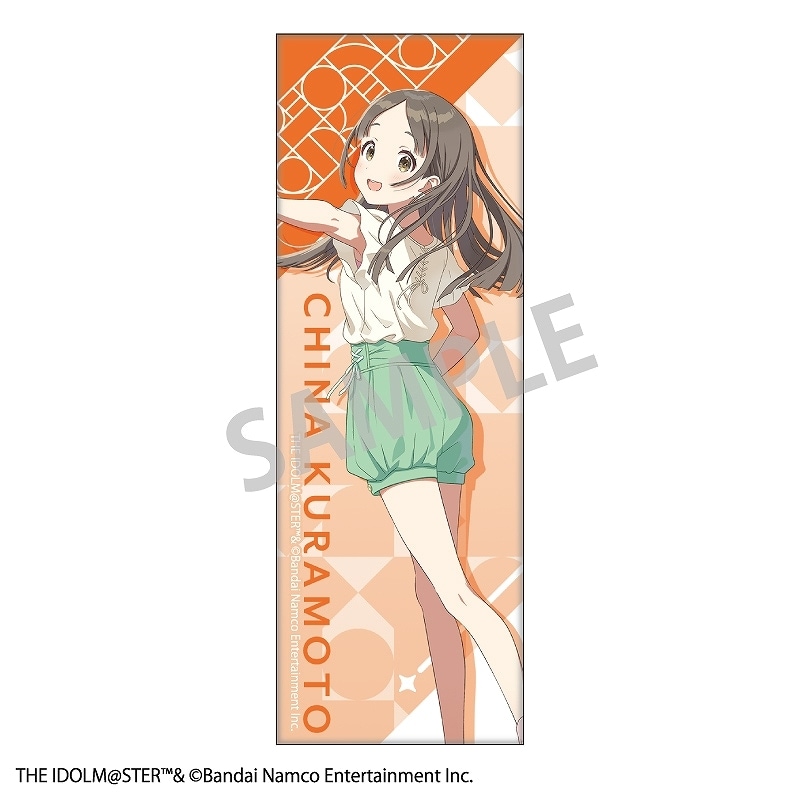 学園アイドルマスター ロングスクエア缶バッジ＿倉本千奈