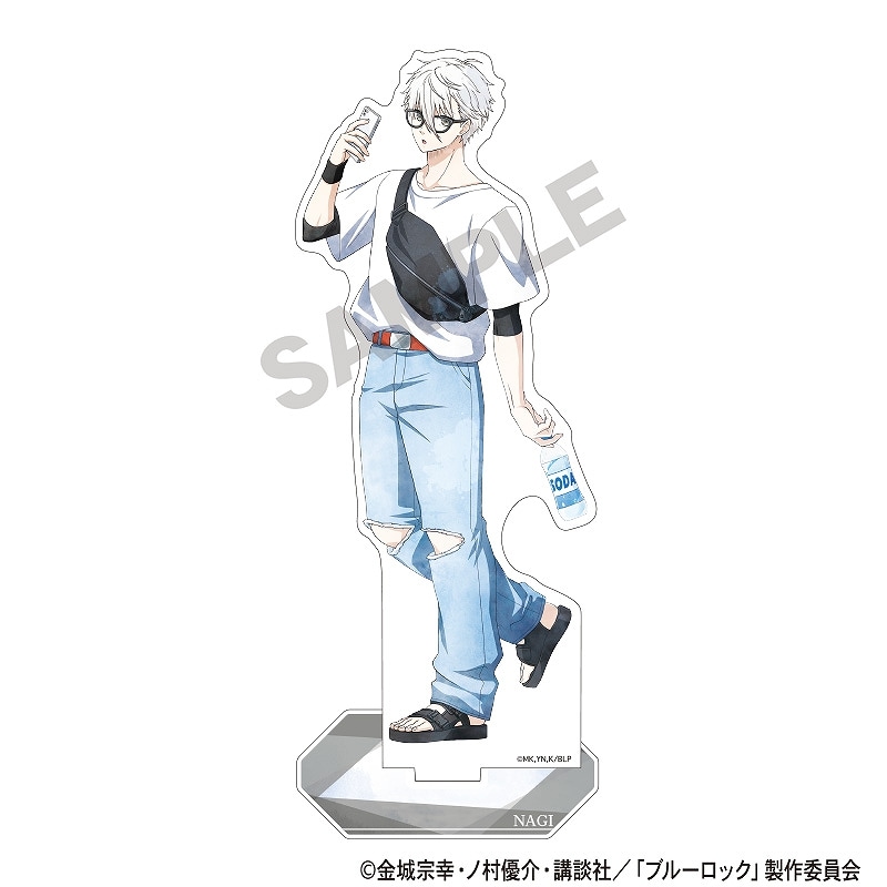 ブルーロック アクリルスタンド＿凪 誠士郎/休日メガネ ニュアンス