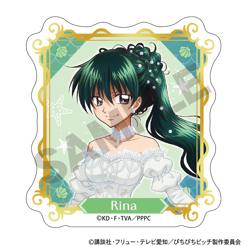 ぴちぴちピッチ アクリルクリップ＿洞院 リナ/パールドレス