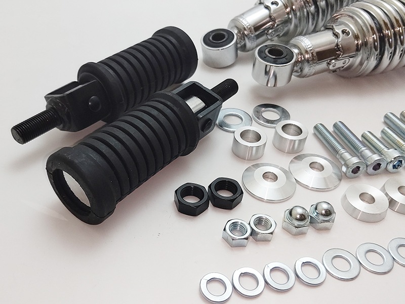 Z900RS 4本エキゾーストマフラー用フェイクツインショック Z1タイプ