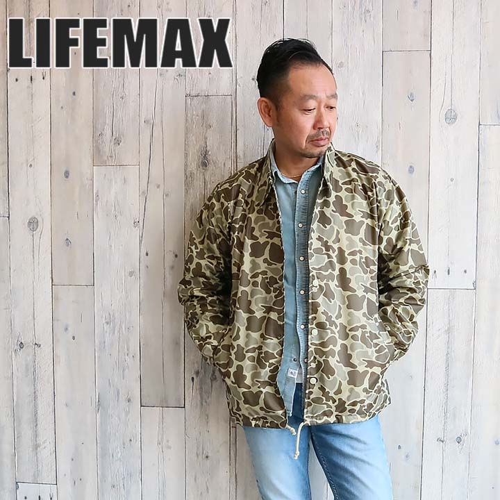 コーチジャケット 上着 スタジャン ジャケット LIFEMAX 上着 作業着