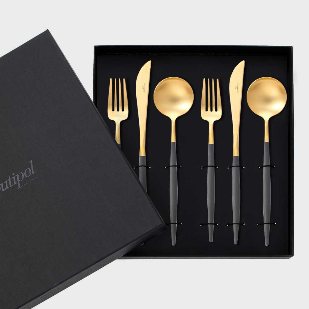 国内正規品】Cutipol クチポール カトラリー / GOA ゴア / 黒 ブラック