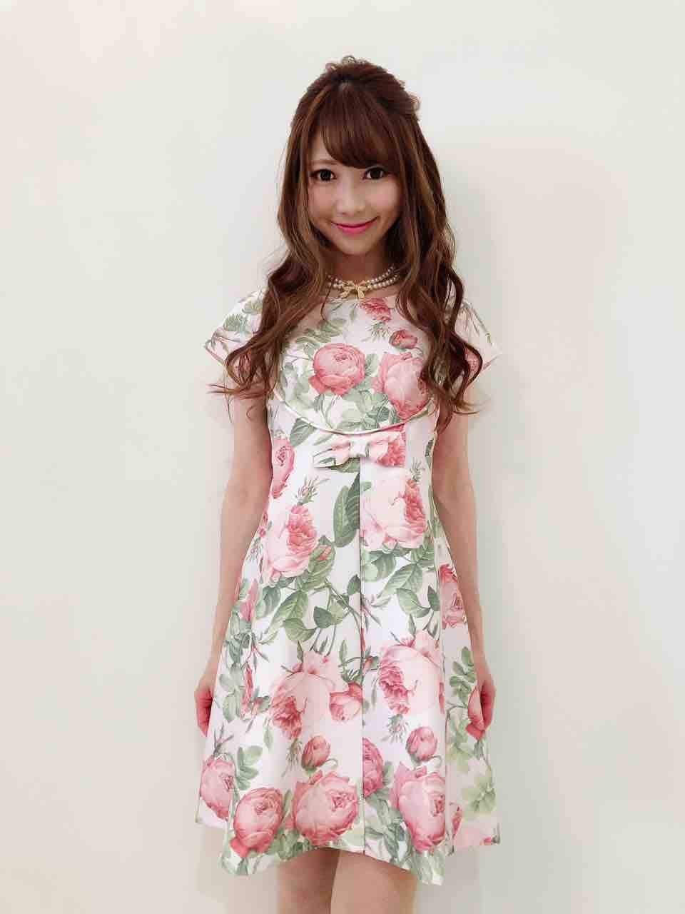 フレンチドールワンピ【メリーベルローズ柄】 ： JESUS DIAMANTE