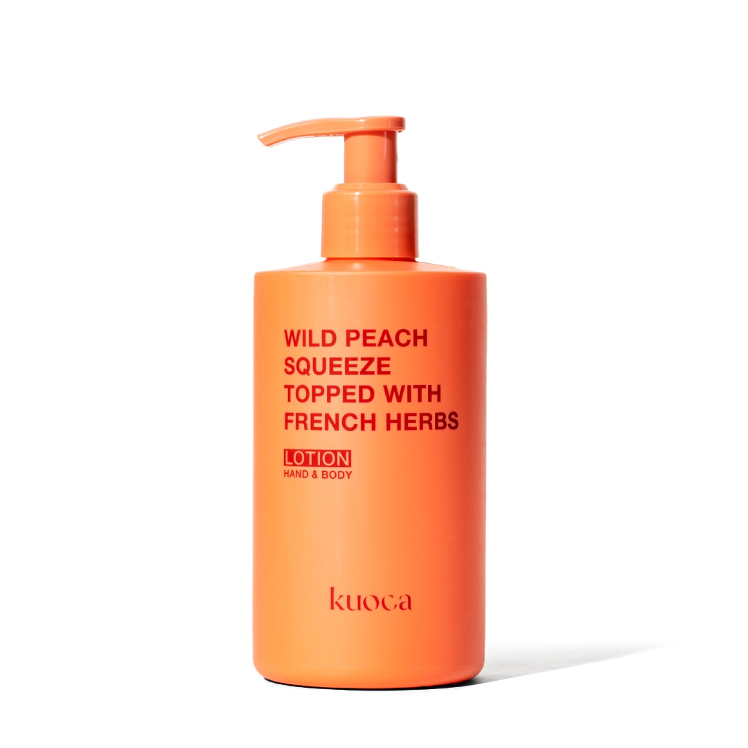 WILD PEACH HAND&BODY LOTION／kuoca（ハンド＆ボディクリーム