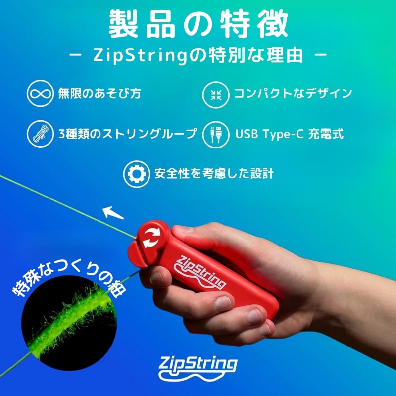 ジップストリング クリアパッケージ レッド