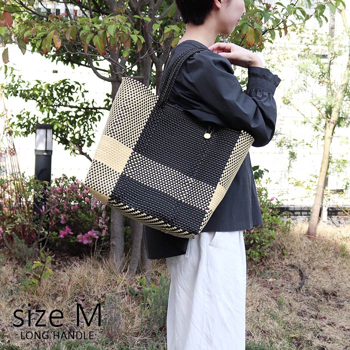 再入荷予定なし】メルカド バッグ レトラ Mサイズ ロングハンドル