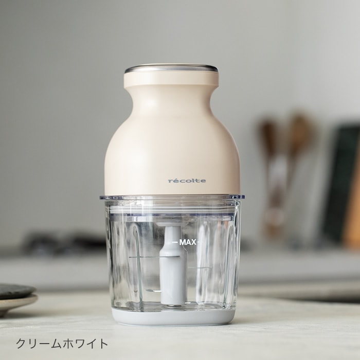 レコルト コードレス カプセルカッター ボンヌ クリームホワイト RCP-7