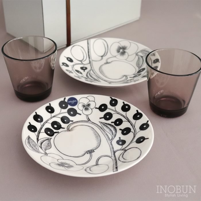 アラビア パラティッシ プレート 16.5cm ブラック ＆ イッタラ