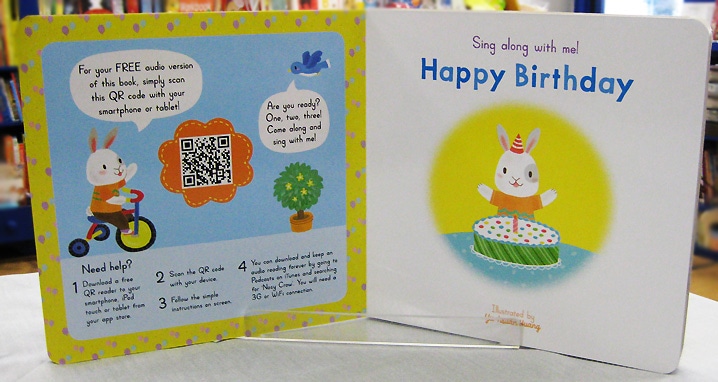 しかけ絵本 Happy Birthday ボードブック （QRコード音つき