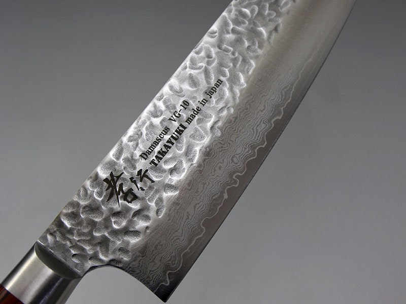 堺孝行 V金10号ダマスカス33層鎚目三徳包丁