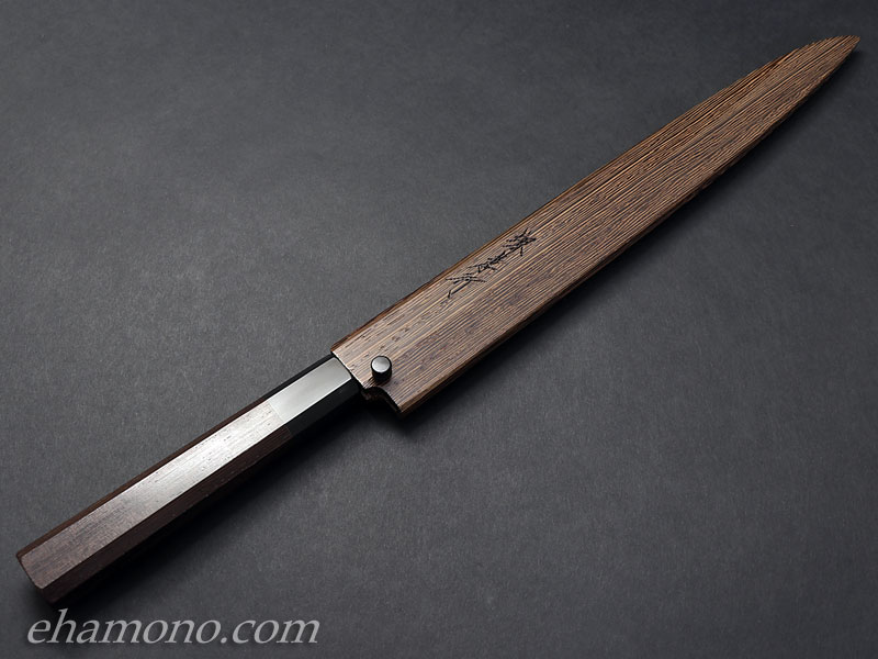 堺孝行 V金10号（VG10）本焼 柳刃包丁270 龍入