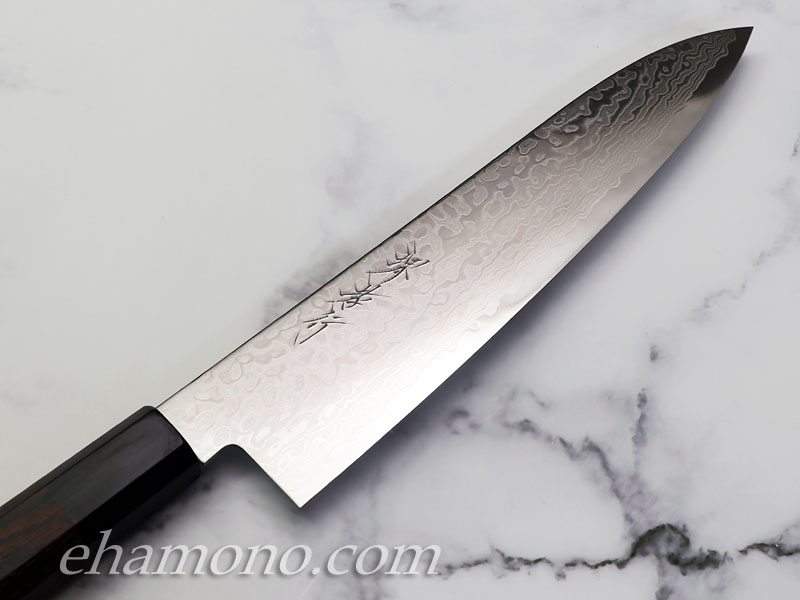 ZA18ダマスカス コバルト鋼【銀河】 和牛刀210