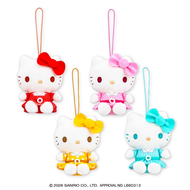 ハローキティ レトロワンピースちょいデカマスコット | 先月・今月の