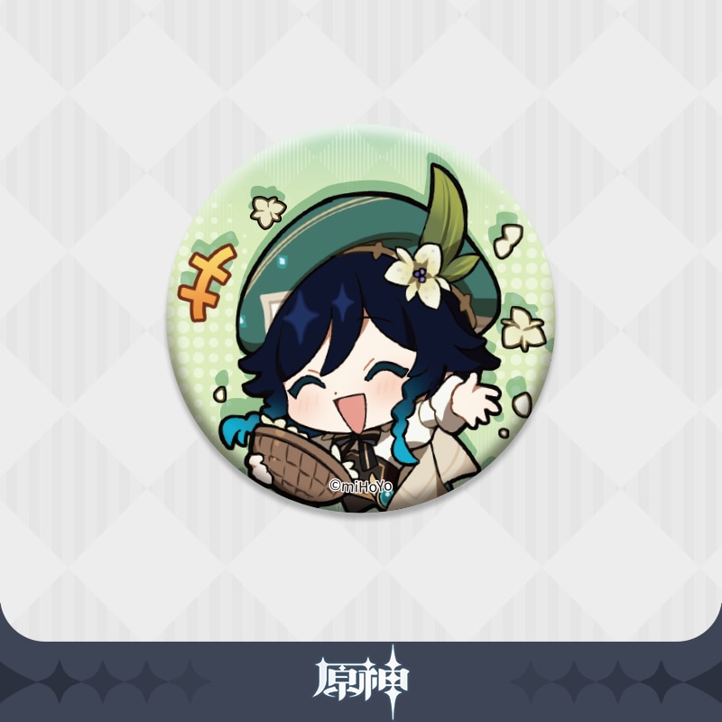 原神】ちびキャラ 缶バッジ 第二弾Genshin ウェンティ 原神,キャラ