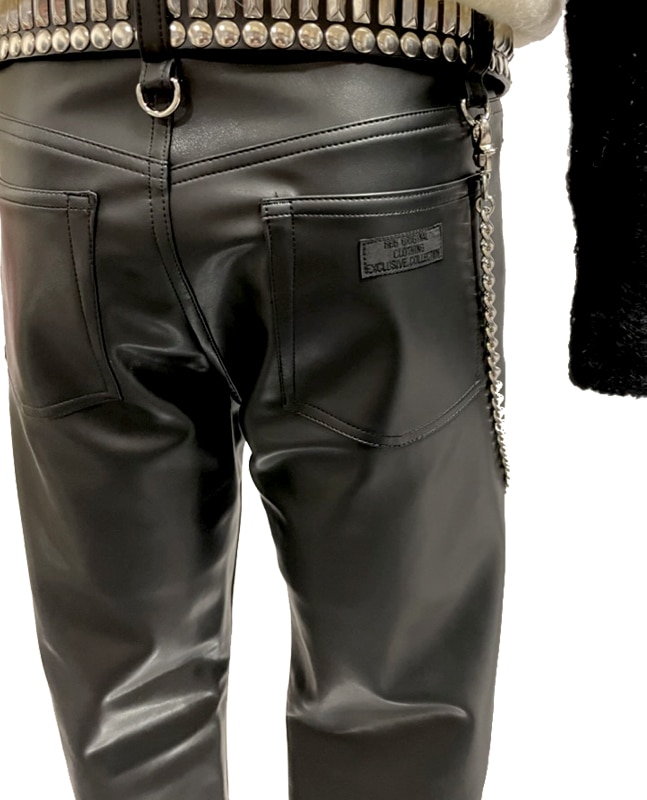 マックス・フォーレザー・レギュラーフィットZIPジーンズ｜『666』パン