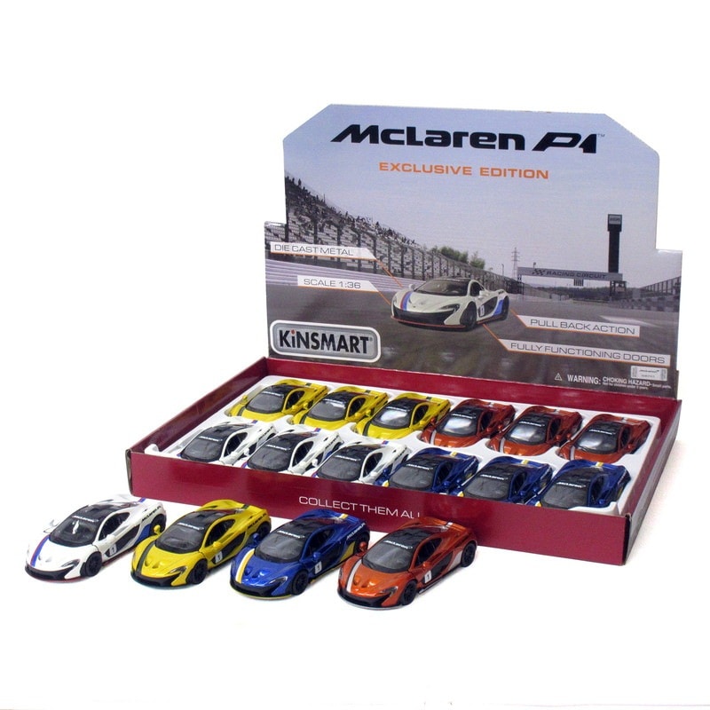 KiNSMART ミニカー 1:36 マクラーレン P1 4色アソート No.201-711