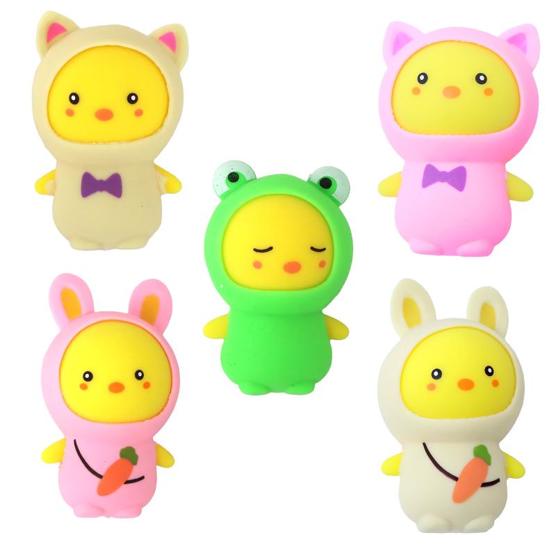 着ぐるみスクイーズ ひよこちゃん 5種アソート No.206-689 | 世界の