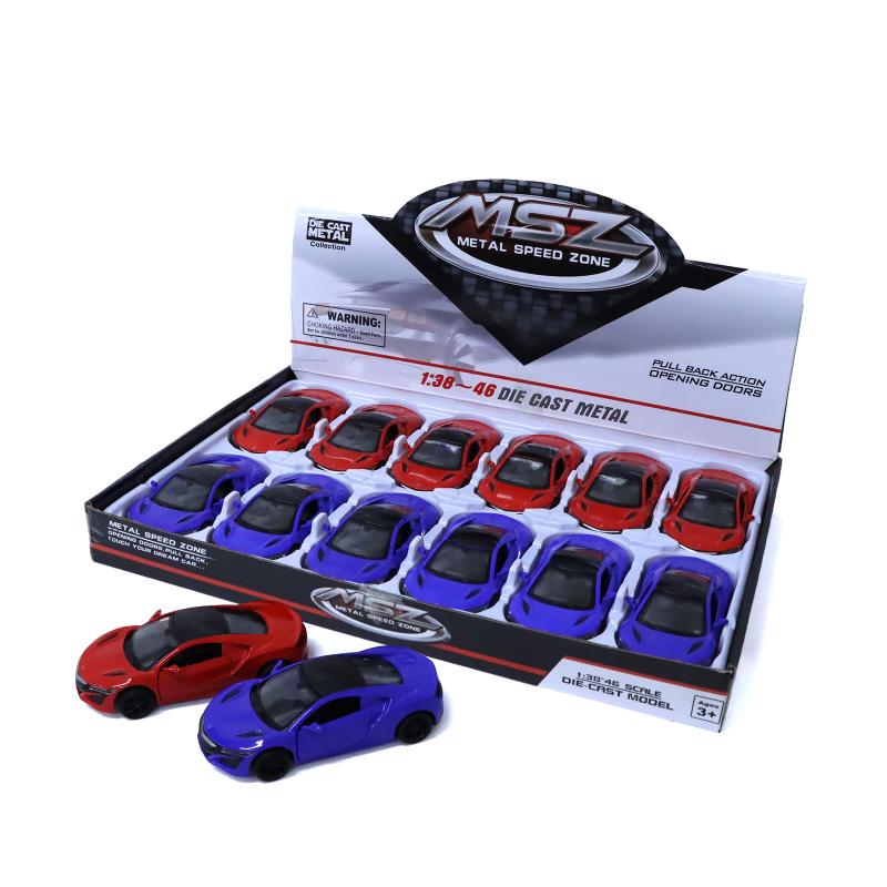 1:37 MSZ ホンダ アキュラNSX 2色アソート No.201-837 | 世界の価値