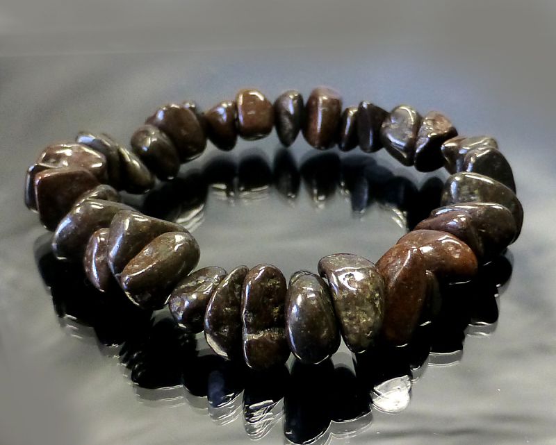 コンドライト隕石（サハラNWA869 ） さざれブレスレット （大）｜最