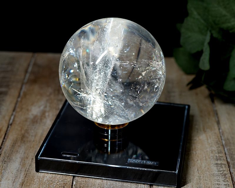 ブラジル産 本水晶 丸玉 （銀河水晶） 82mm玉 No.4｜最高級