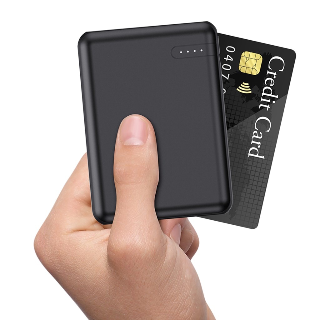 在庫一掃セール】HIDISC モバイルバッテリー 5000mAh クレジットカード