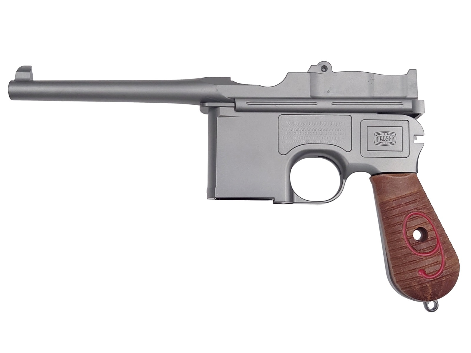 組立キット】A!CTION モデルガン Mauser C96 Red9 HW BLOWBACK MODEL[C