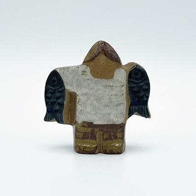 ヴィンテージ】15 漁師（リサ・ラーソン／Lisa Larson） フリー