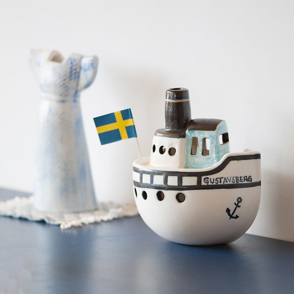 グスタフスベリ ボート（リサ・ラーソン／Lisa Larson） フリー