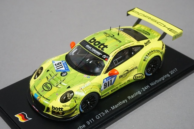 1/43 スパーク SG325 ポルシェ 911 GT3-R Manthey Racing ニュルブルク