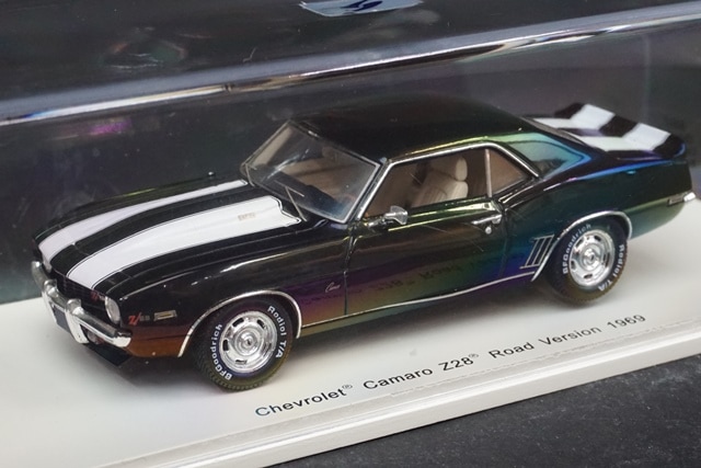 1/43 スパーク S2611 シボレー カマロ Z28 Road Version 1969 ブラック