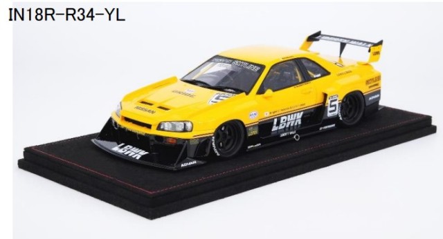 新品 IN18R-ER34-YL INNO イノモデル 1/18 日産 Nissan スカイライン