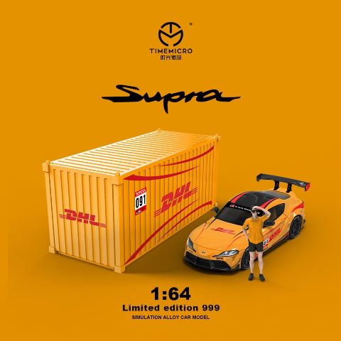 新品 TM647409-2 TimeMicro TM 1/64 トヨタ スープラ Supra A90 Orange