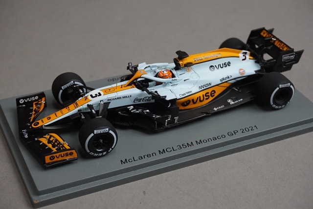 1/43 スパーク S7678 マクラーレン MCL35M モナコGP 2021 #3 D