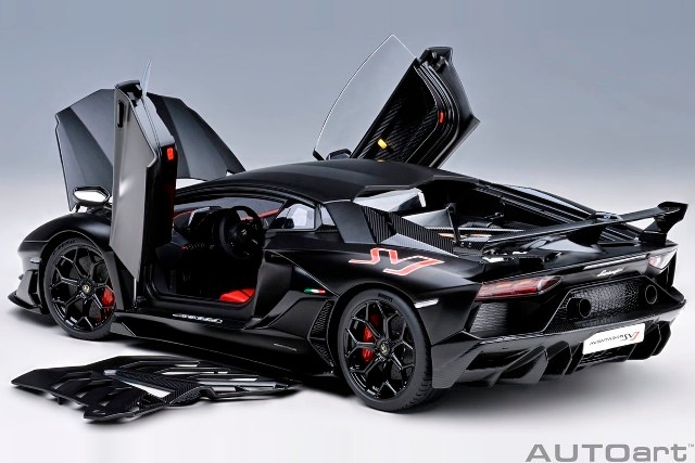 新品 79219 オートアート 1/18 ランボルギーニ アヴェンタドール SVJ