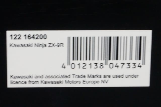 1/12 ミニチャンプス 122164200 カワサキ kawasaki Ninja ZX-9R, Boost