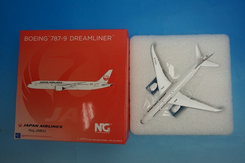 1/400 B787-9 JAL 新鶴丸塗装 JA863J ［55065] NGモデル/中古