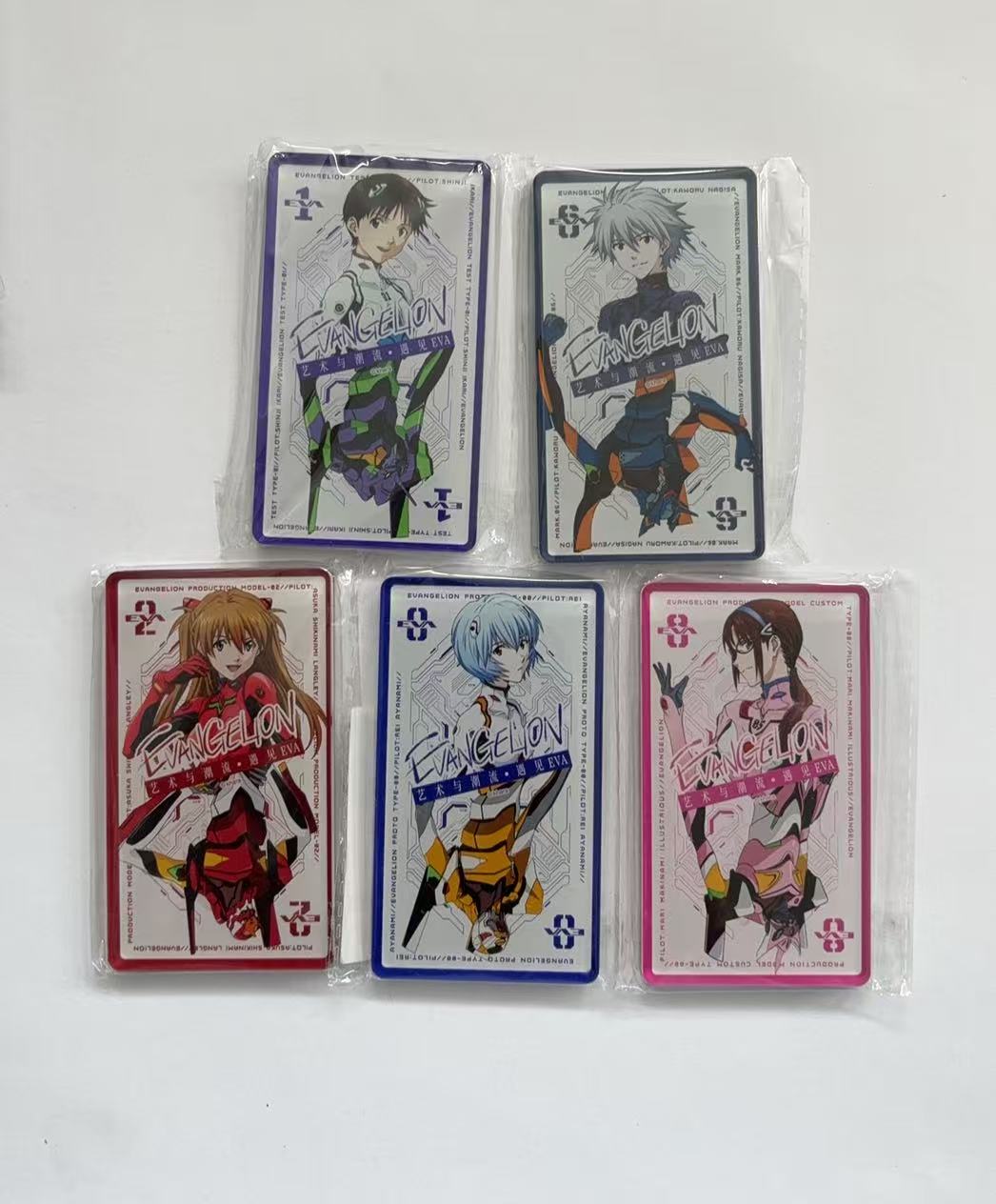 エヴァンゲリオン kayou 中国限定 トレーディングカード ZR 5枚セット