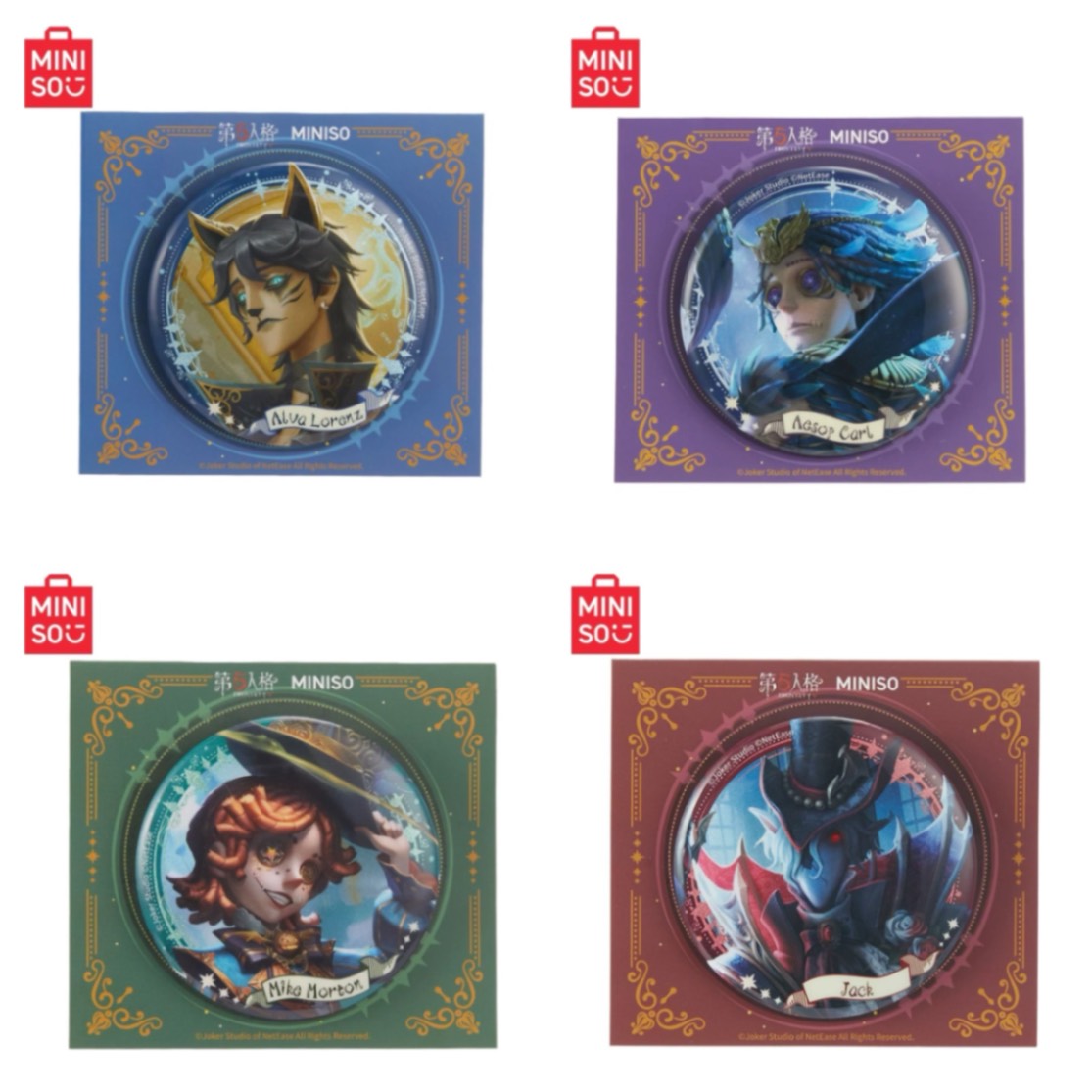 第五人格 identityV ハロウィン演奏会 夜の番人缶バッジ50個