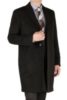 カシミヤコート メンズ ラグランステンカラー ハーフコート 秋冬