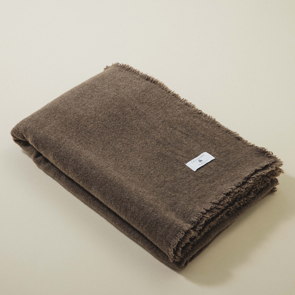 カシミヤ100％ 手仕上げブランケット | Blanket | FUKAKINET