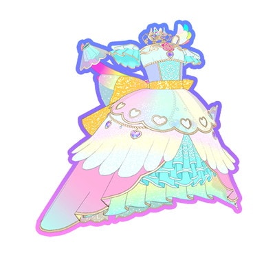 P-509 ラブリーメロディプリンセスハートフェザーワンピ OPR