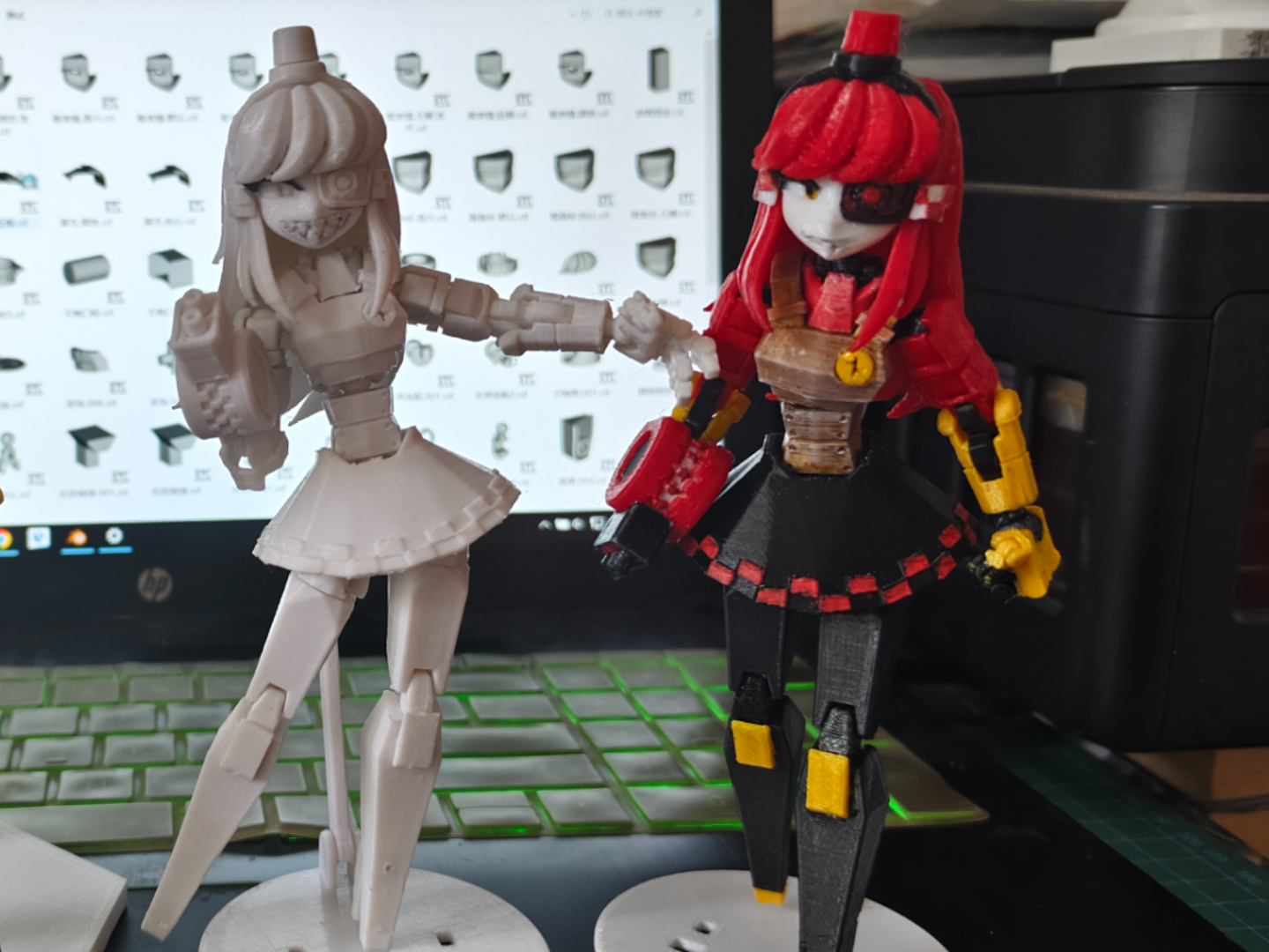 3Dプリント ミミ・センチネル・ダミー13 可動フィギュア 改良版 - 無料