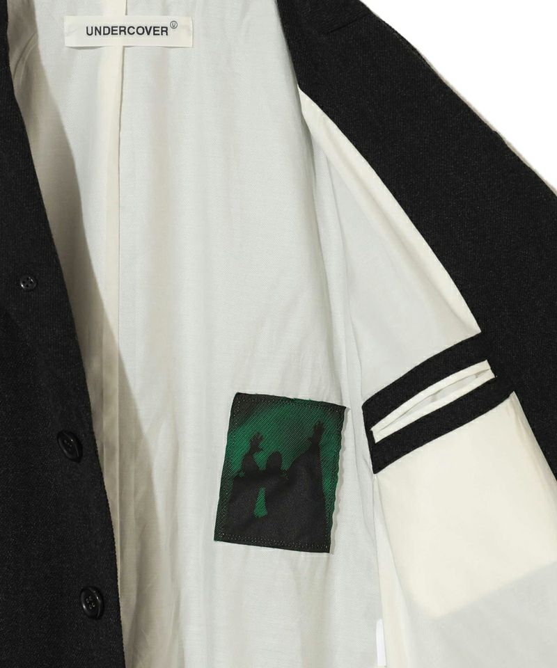 UNDERCOVER＞ウール・ナイロンパッカリングジャケット | MAKES ONLINE