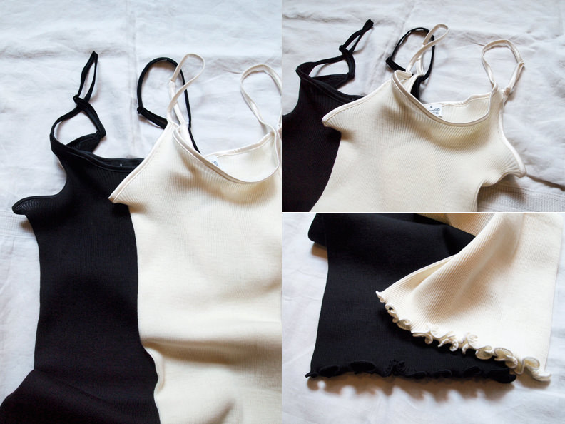 Oscalito / オスカリート, Wool Silk Rib Camisole - 3420 - MAKIE HOME