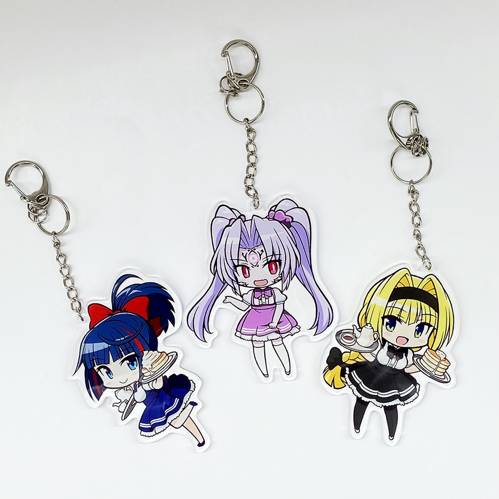 戦国乙女 かぎっ娘キーホルダーアクリルver.カフェ＆レストラン